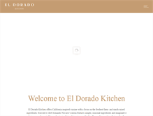 Tablet Screenshot of eldoradokitchen.com